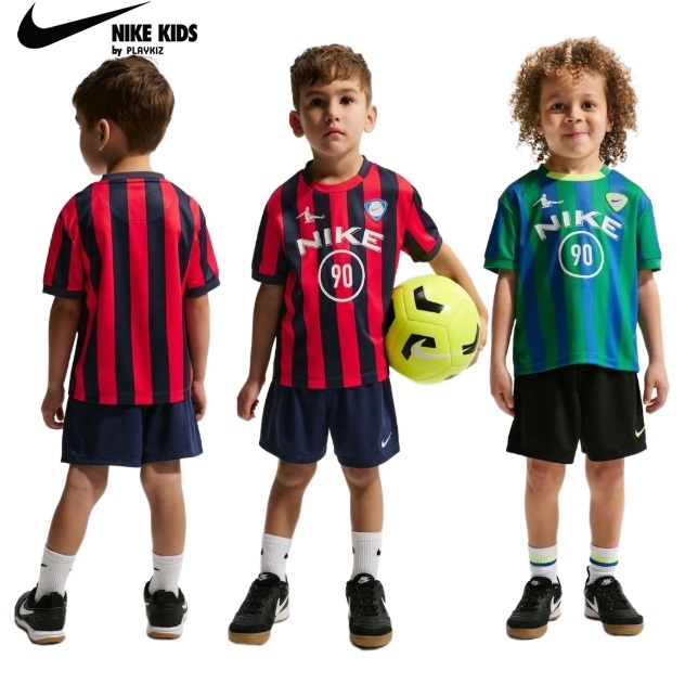 나이키키즈 토들러 GOAL 모드 저지 반팔 반바지 축구유니폼 세트 