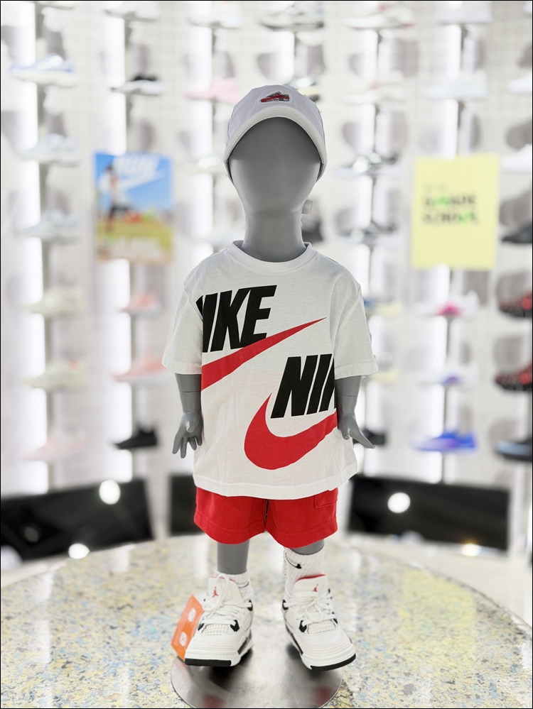 나이키키즈 베이비 HBR 카고 팬츠 반팔 반바지 세트 