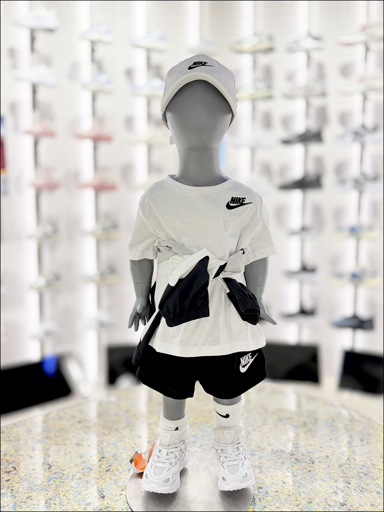 나이키키즈 베이비 클럽 LBR 반팔 반바지 쇼츠 세트 